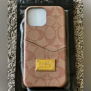 Luxury IPhone 13 Pro Max case with card slot 🫶